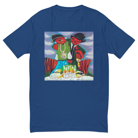 FIRST WE PRAY BLUE T-shirt