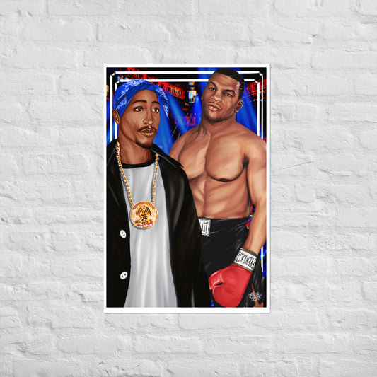 IT AIN'T EASY THE PRINT (BLUE)